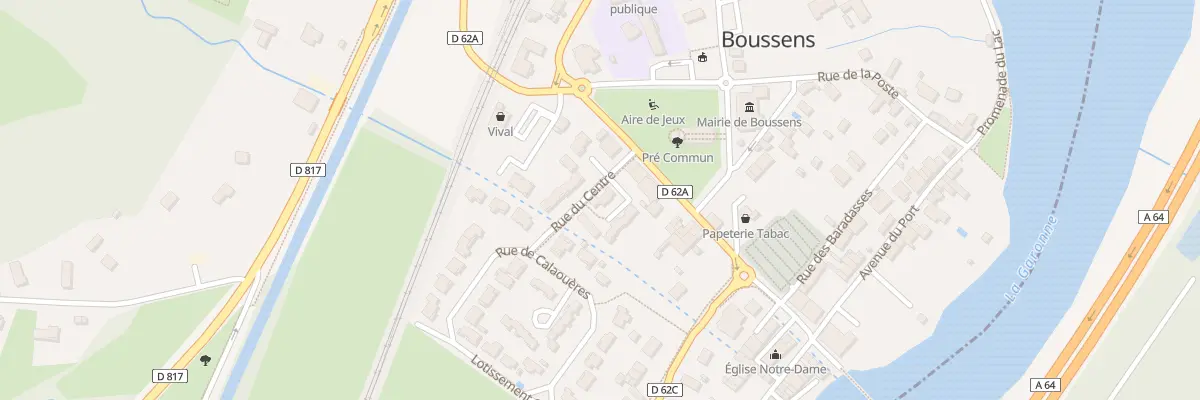 Plan du 1 Rue de Calaoueres à Boussens