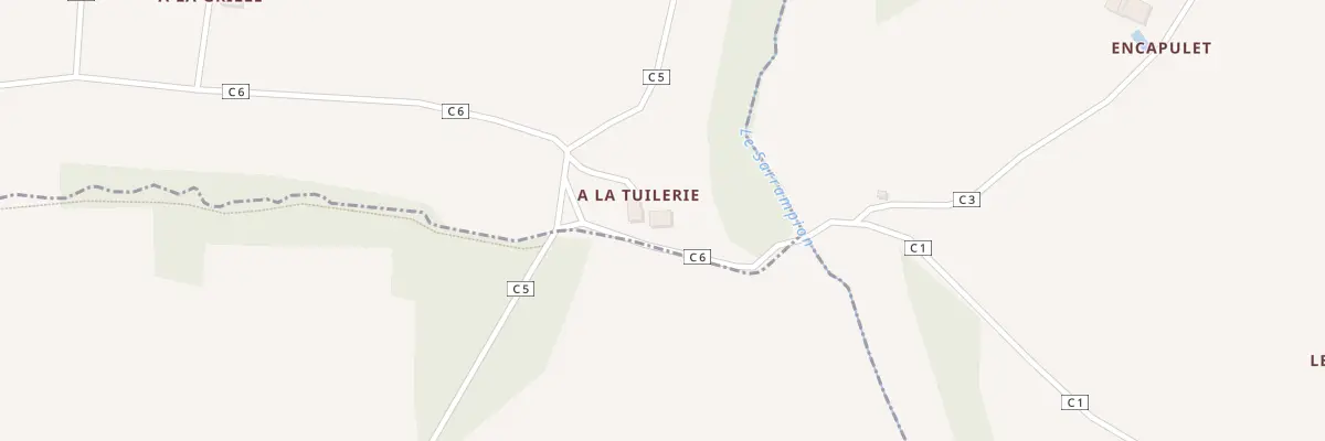 Plan du 5040 A la Tuilerie à Sirac