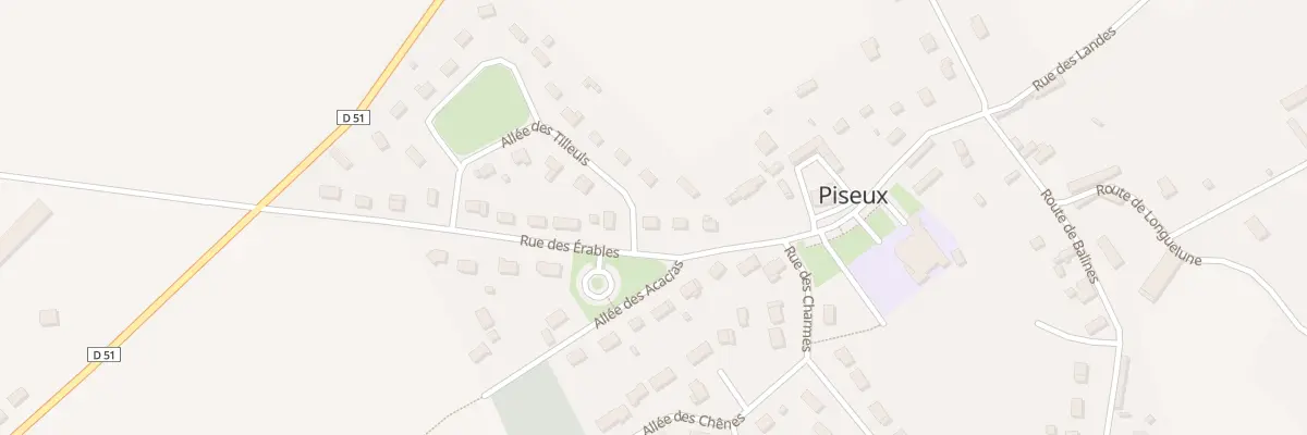 Plan du 15 Rue des Érables à Piseux