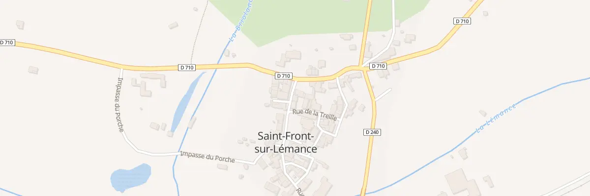 Plan du 3 Le Bourg à Saint-Front-sur-Lémance