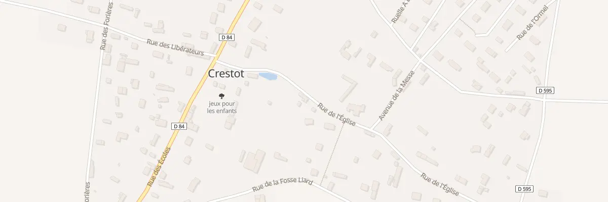 Plan du 8 Rue de l’Eglise à Crestot