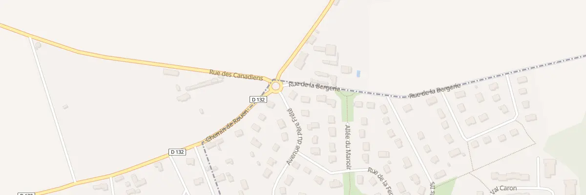 Plan du 28 Rue de la Bergerie à Elbeuf