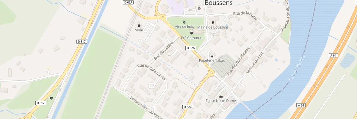 Plan du 7 Av du Onze Novembre 1918 à Boussens