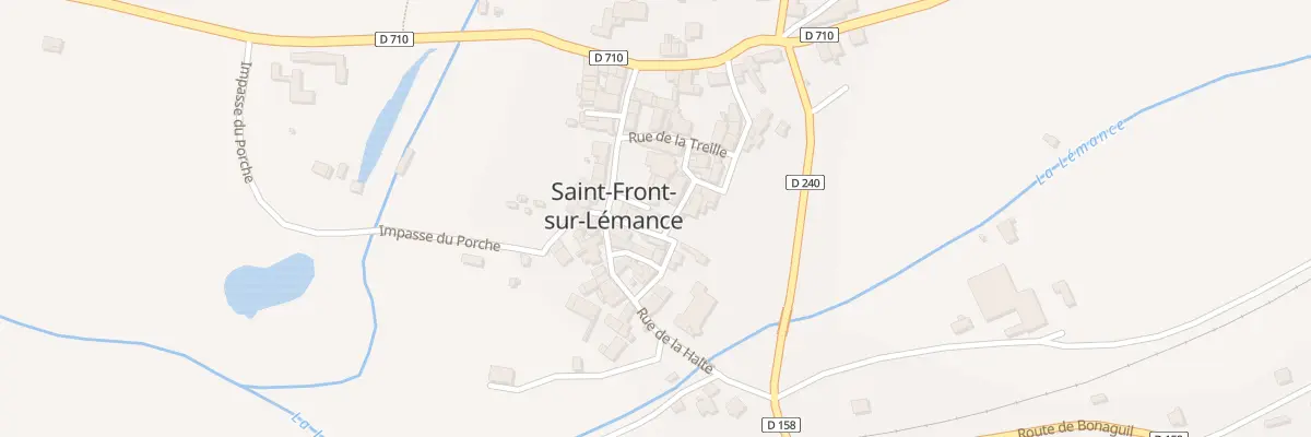 Plan du 1 Imp du 19 Mars à Saint-Front-sur-Lémance