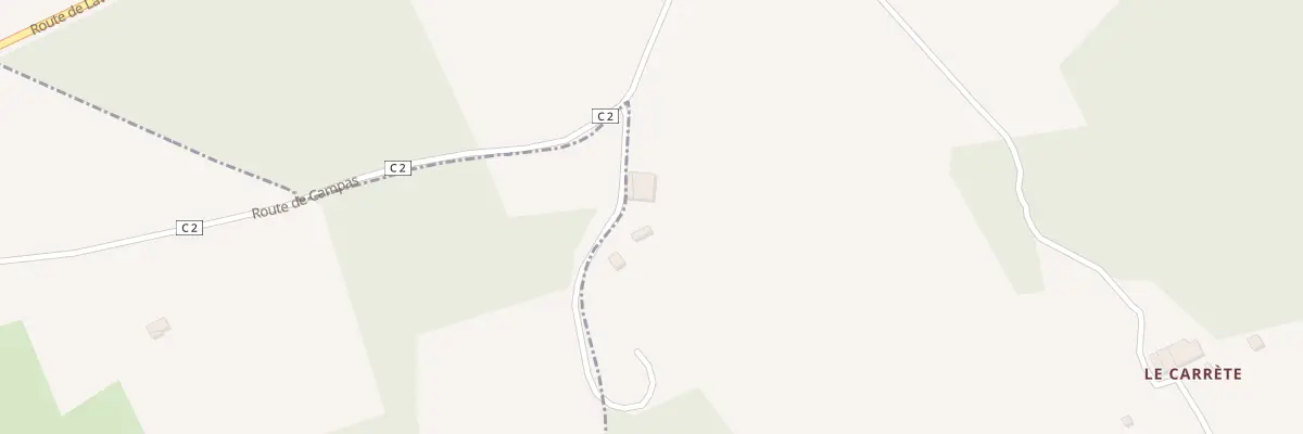 Plan du 5056 A Hanas à Saint-Arroumex