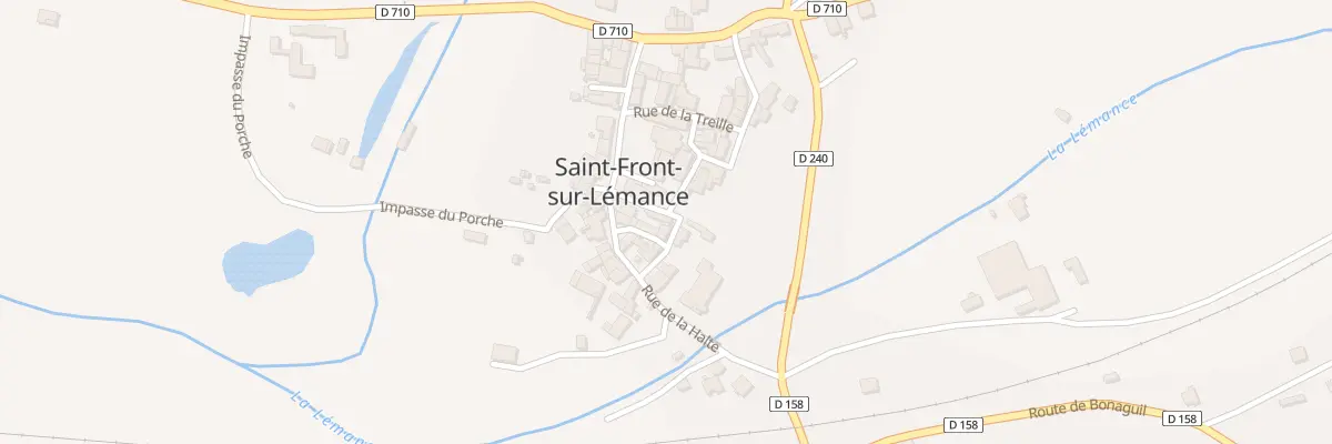 Plan du 23 Le Bourg à Saint-Front-sur-Lémance