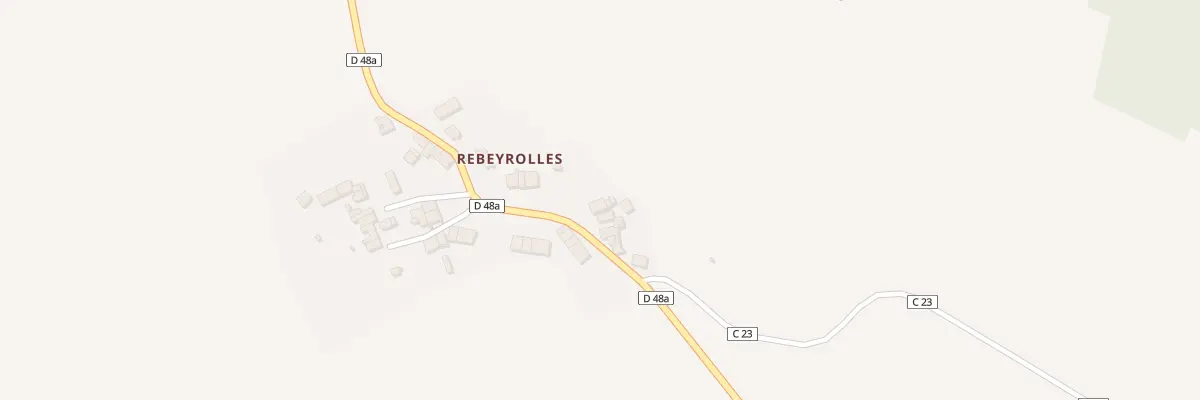 Plan du 8 Rebeyrolles à La Croix-sur-Gartempe