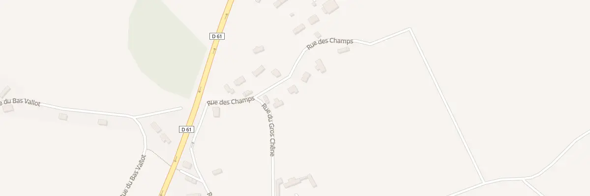 Plan du 6 Rue des Champs à La Croisille