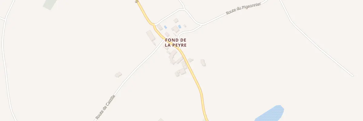 Plan du 5023 Fond de la Peyre au Pin