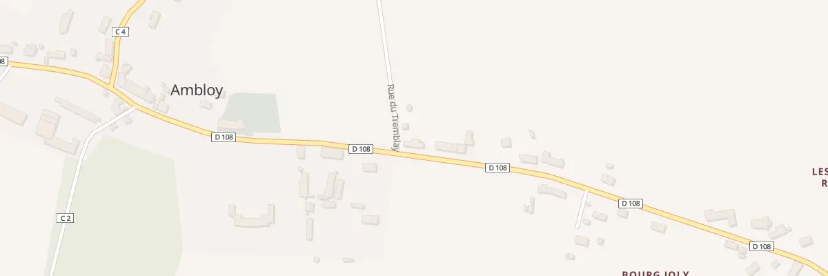 Plan du 2 Rue du Bourg Joly à Ambloy
