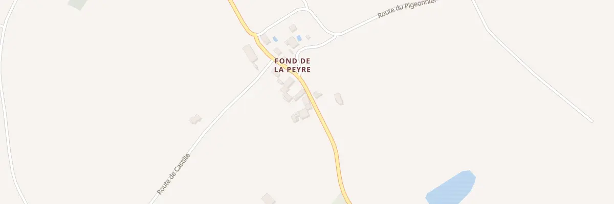 Plan du 5022 Fond de la Peyre au Pin