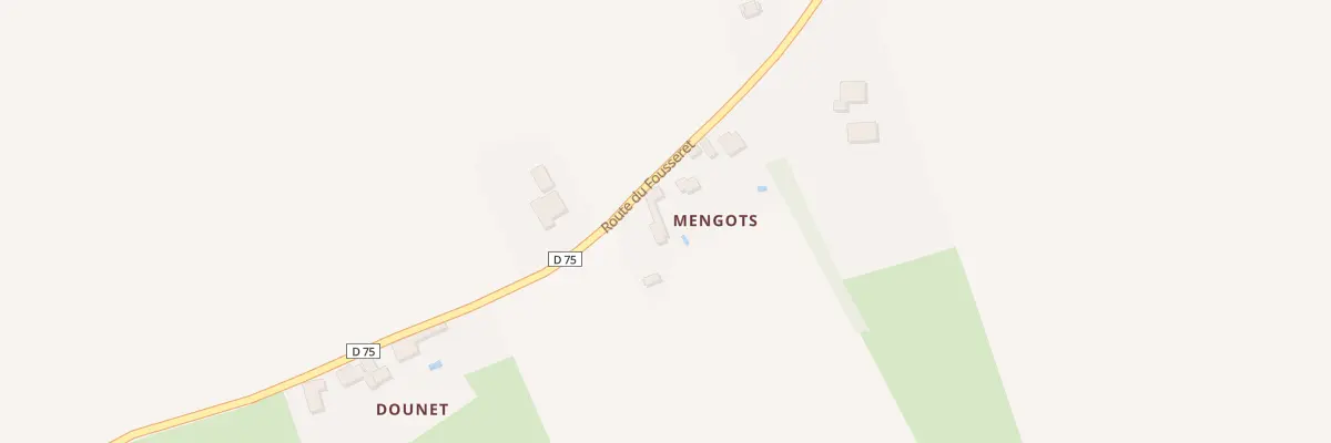 Plan du 62 Mengots à Terrebasse