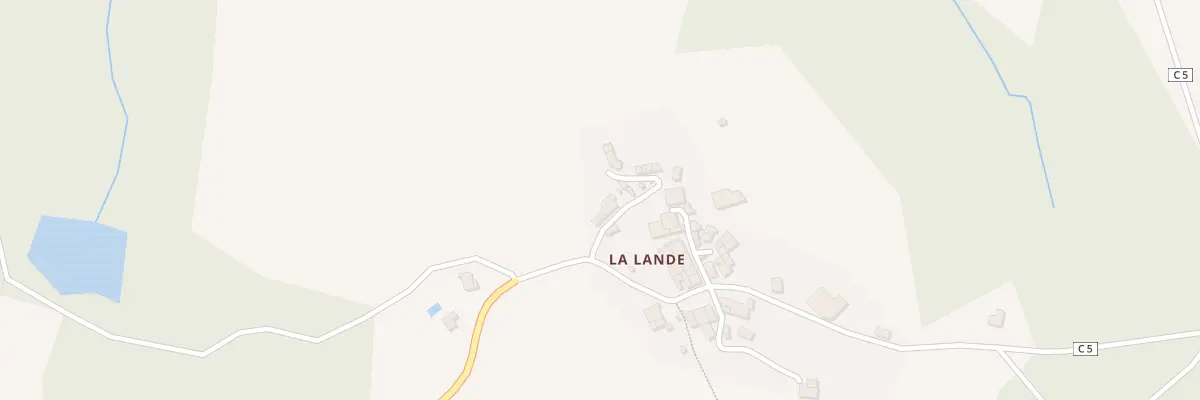 Plan du 5012 La Lande à Montrol-Sénard