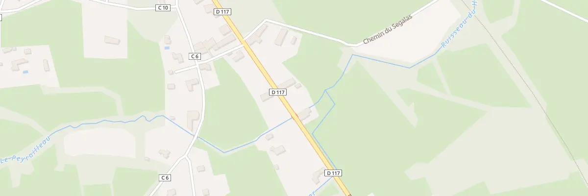 Plan du 237 Rte de Saint Girons à His