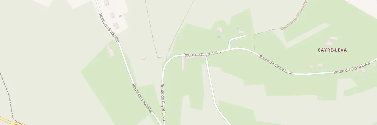 Plan du 376 Rte de Cayre Leva à Siorac-en-Périgord