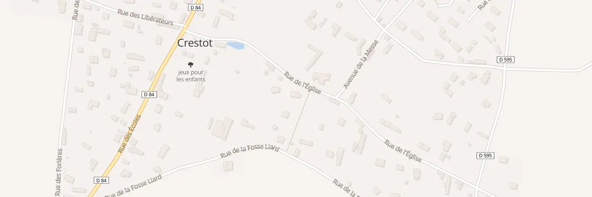Plan du 10T Rue de l’Eglise à Crestot