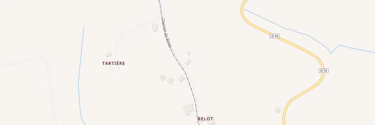 Plan du 555 Che de Belot à Saint-Paul-d’Espis