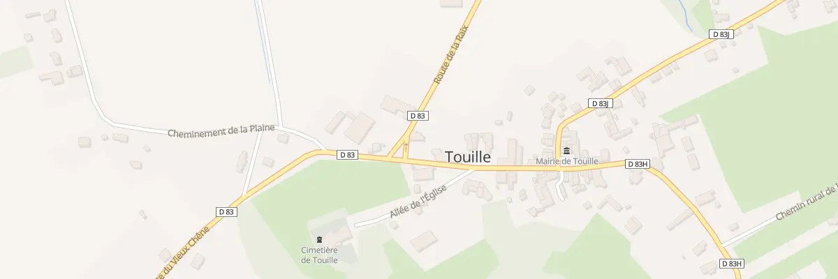 Plan du 59 Le Village à Touille