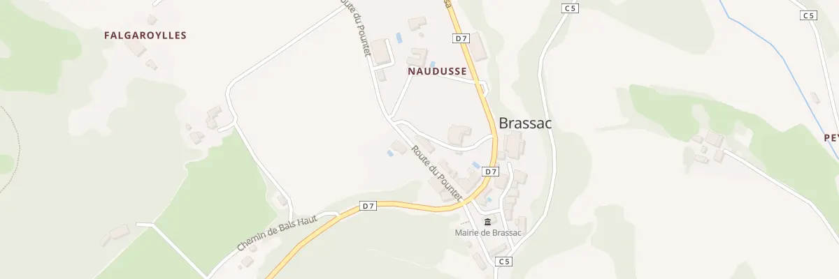 Plan du 5050 Village à Brassac
