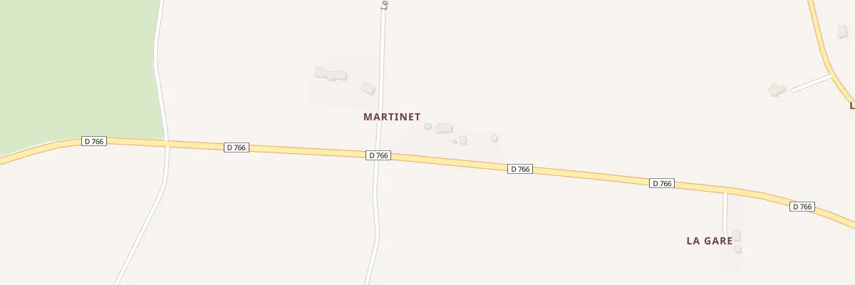 Plan du 2 Martinet à Saunay