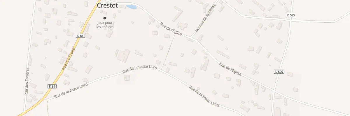 Plan du 12 Rue de l’Eglise à Crestot