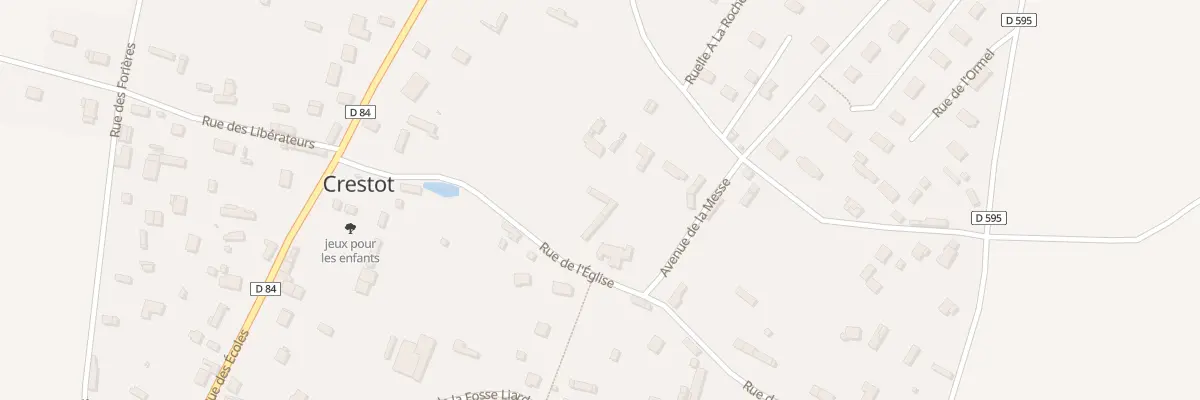 Plan du 7 Rue de l’Eglise à Crestot