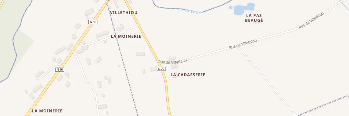 Plan du 55 La Cadasserie à Saint-Gourgon