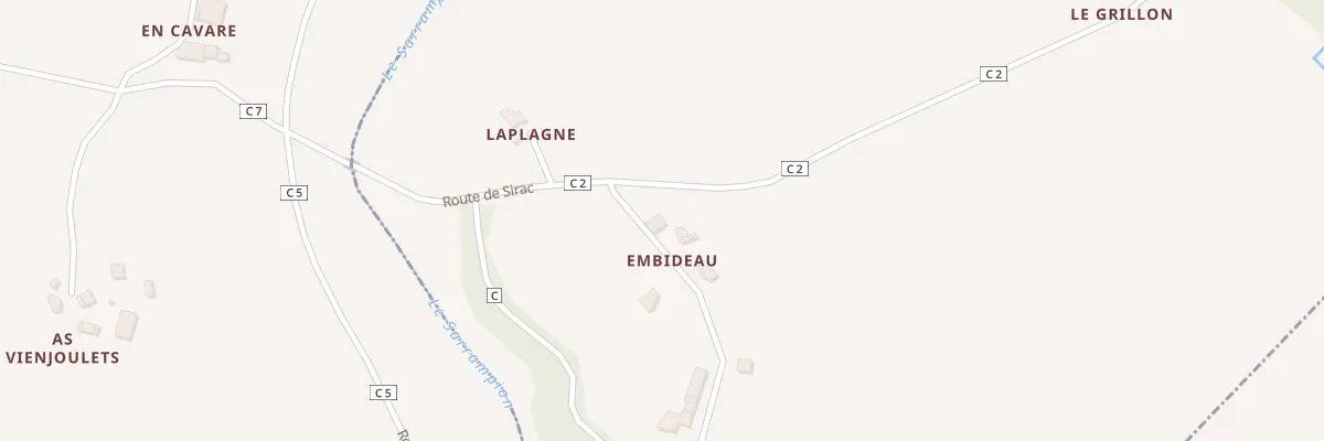 Plan du 1 Imp d’Embideau à Saint-Cricq