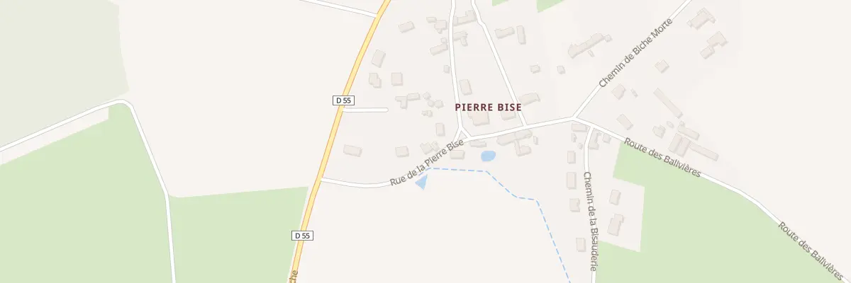 Plan du 3 Che de Pierre Bise à Montreuil-en-Touraine