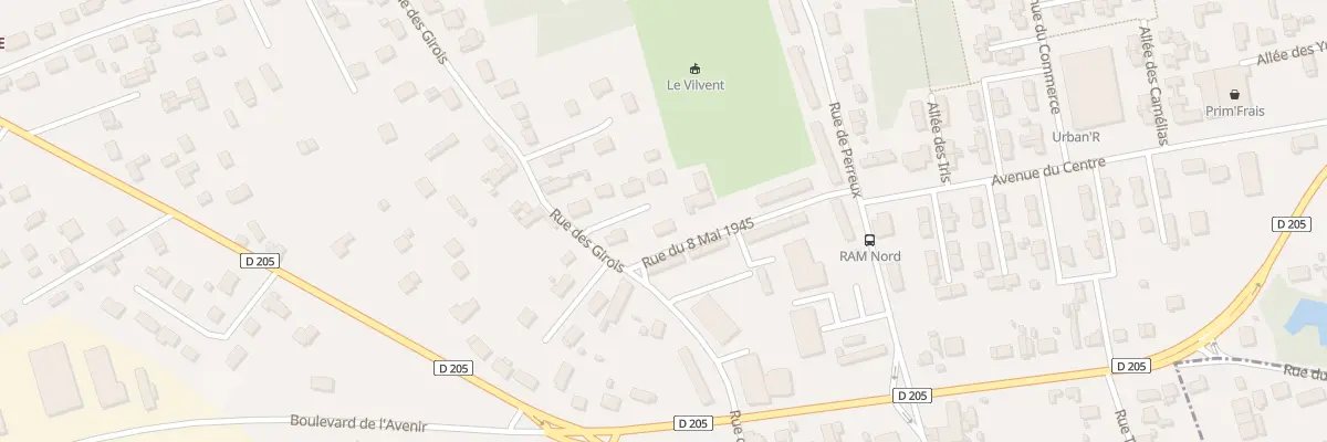 Plan du 14 Rue du Huit Mai 1945 à Nazelles-Négron