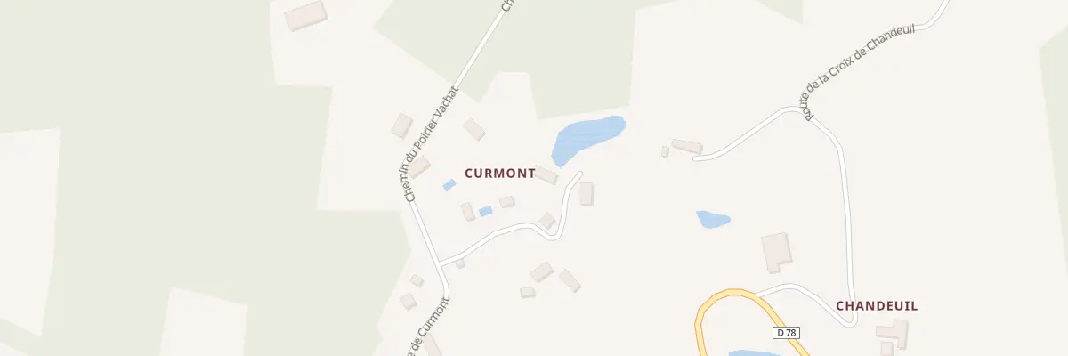 Plan du 284 Curmont à Saint-Paul-la-Roche