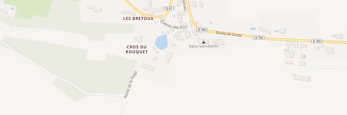 Plan du 1061 Falgueyrat à Coux et Bigaroque-Mouzens