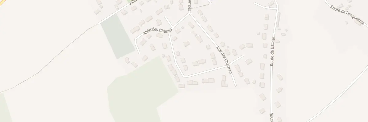 Plan du 6 All des Marronniers à Piseux