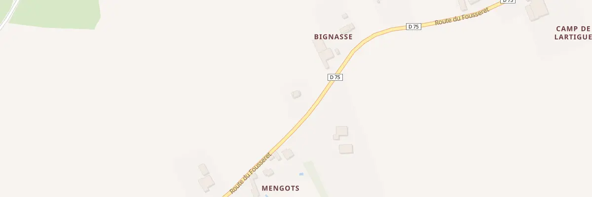 Plan du 59 Bignasses à Terrebasse
