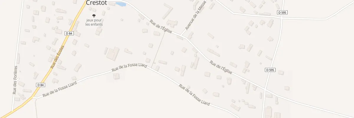 Plan du 16T Rue de l’Eglise à Crestot