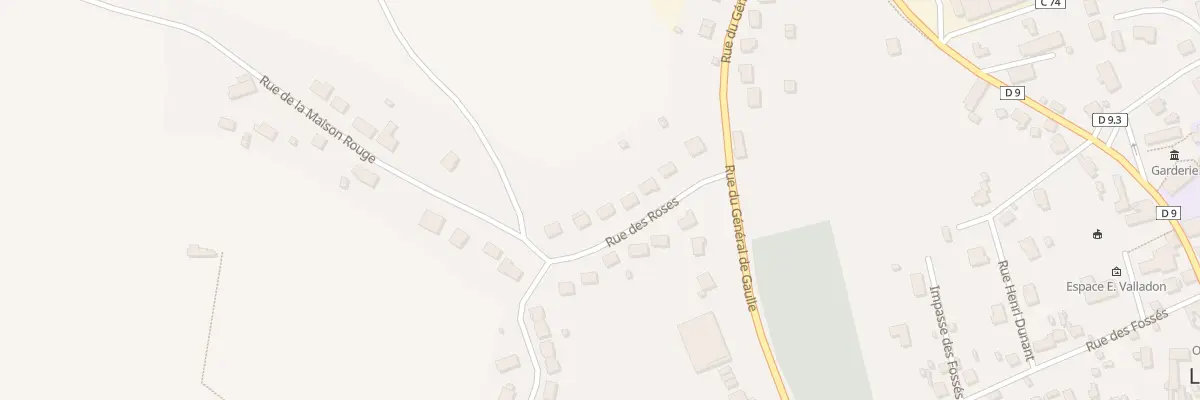 Plan du 9 Rue des Roses à La Bazoche-Gouet