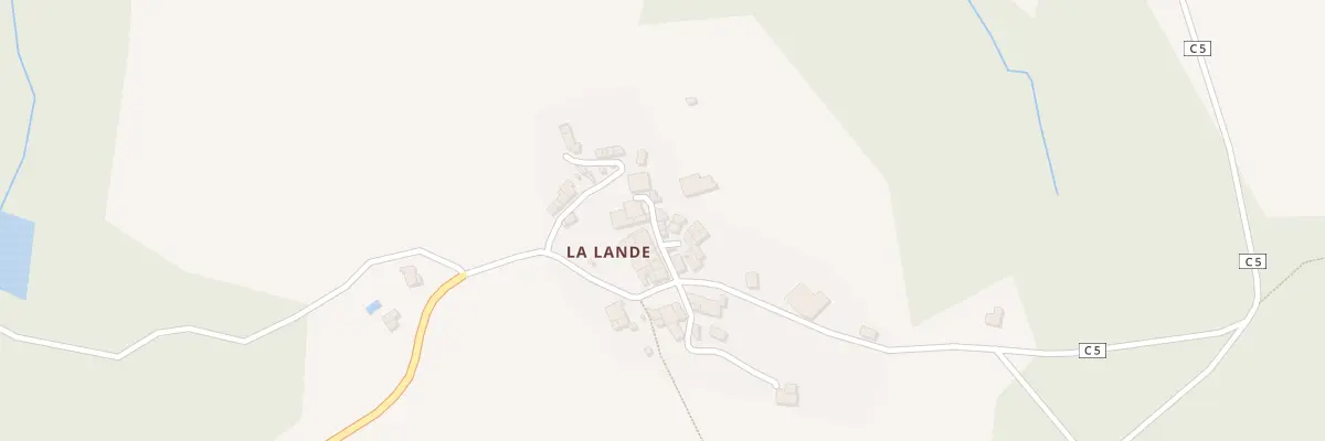Plan du 5022 La Lande à Montrol-Sénard