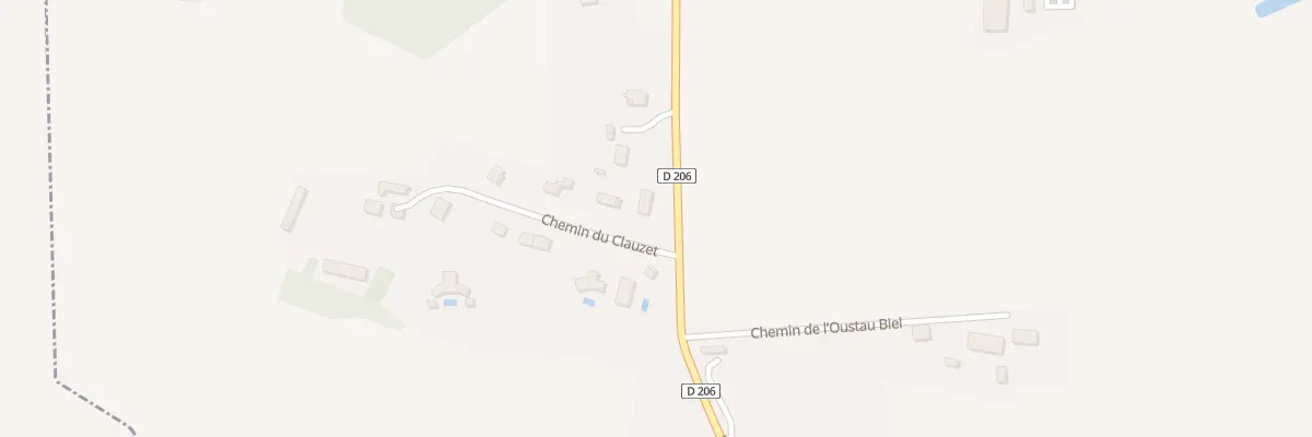 Plan du 34 Che du Clauzet à Monblanc