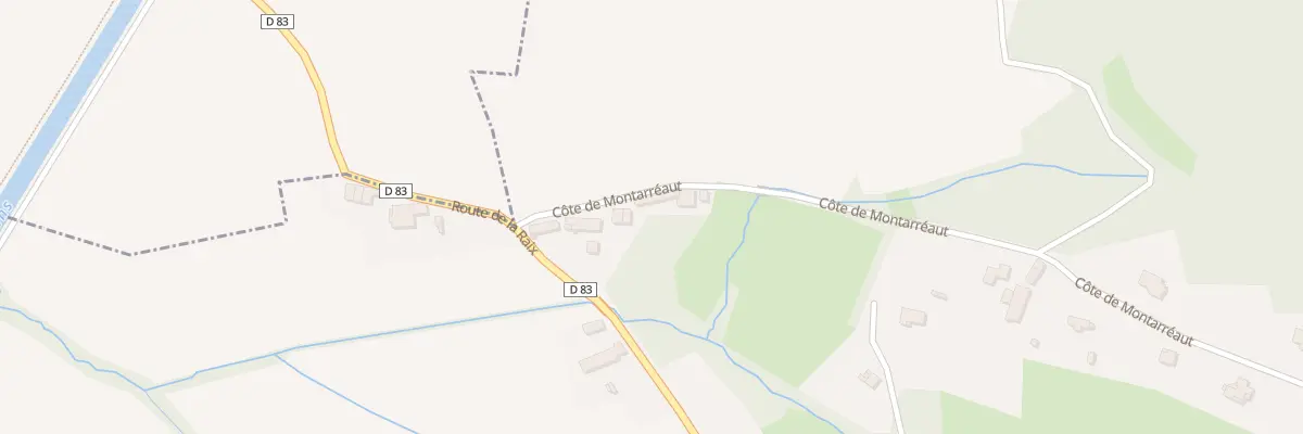 Plan du 27 La Raix à Touille