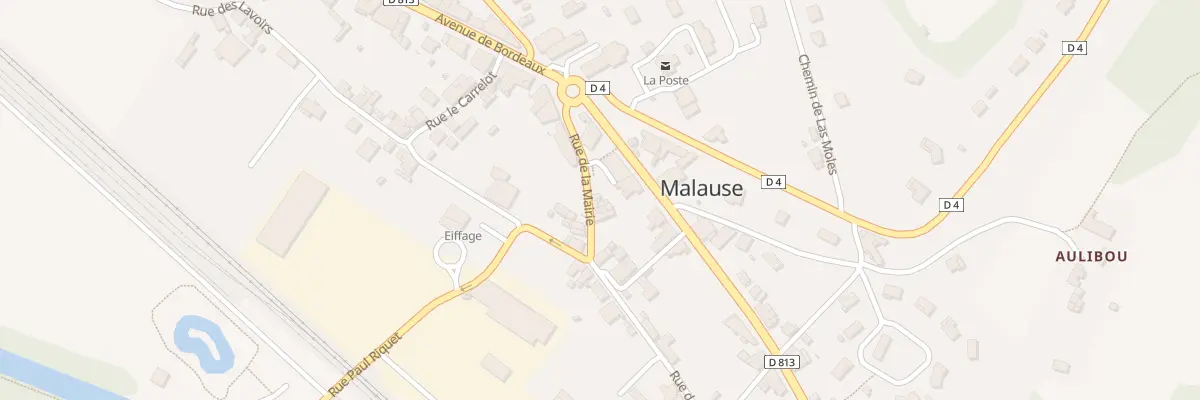 Plan du 3 Rue de la Mairie à Malause
