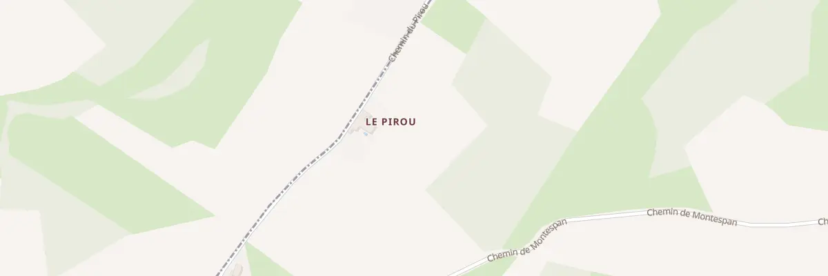 Plan du 2 Le Pirou à Montégut-Bourjac