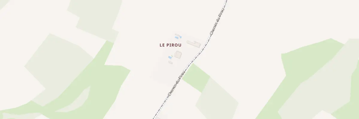 Plan du 400 Che du Pirou à Lussan-Adeilhac
