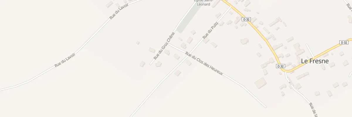 Plan du 1 Rue du Gros Chene au Val-Doré