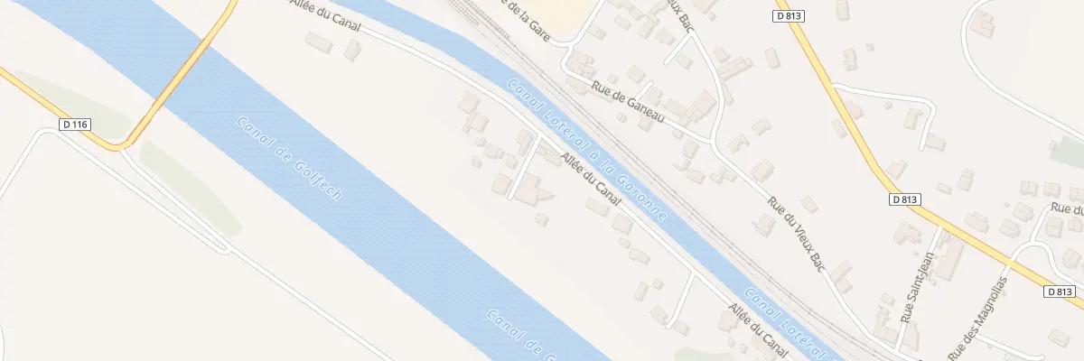 Plan du 5081 All du Canal à Malause