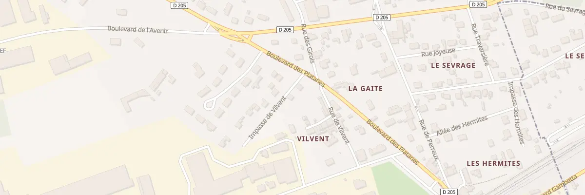 Plan du 1 Imp Vilvent à Nazelles-Négron