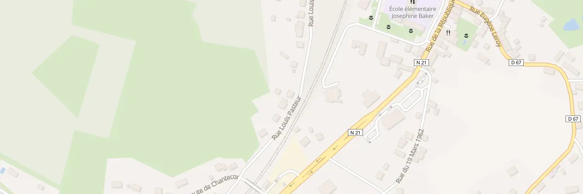 Plan du 30 Rue Louis Pasteur à La Coquille