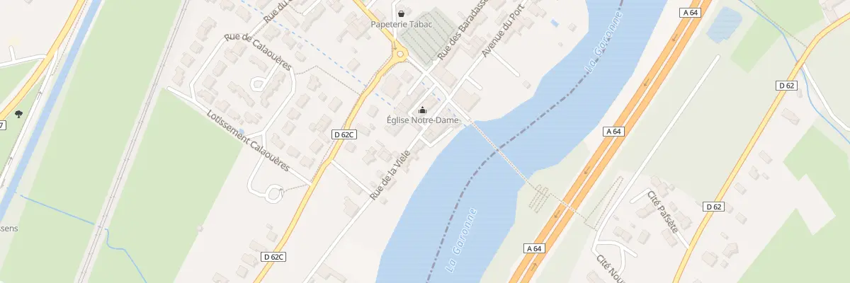 Plan du 6 Rue des Rives de la Garonne à Boussens