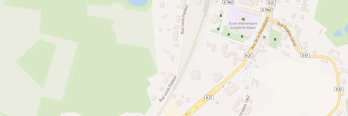Plan du 28 Rue Louis Pasteur à La Coquille