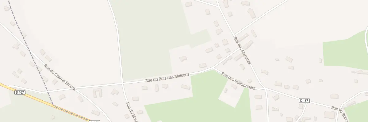 Plan du 12 Rue du Bois des Maisons à La Croisille