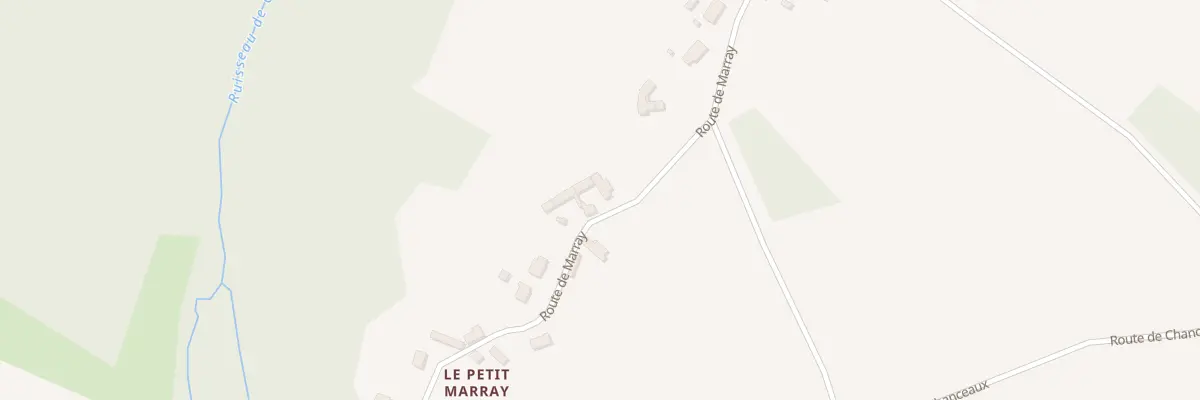 Plan du 30 Rte de Marray à Chambourg-sur-Indre
